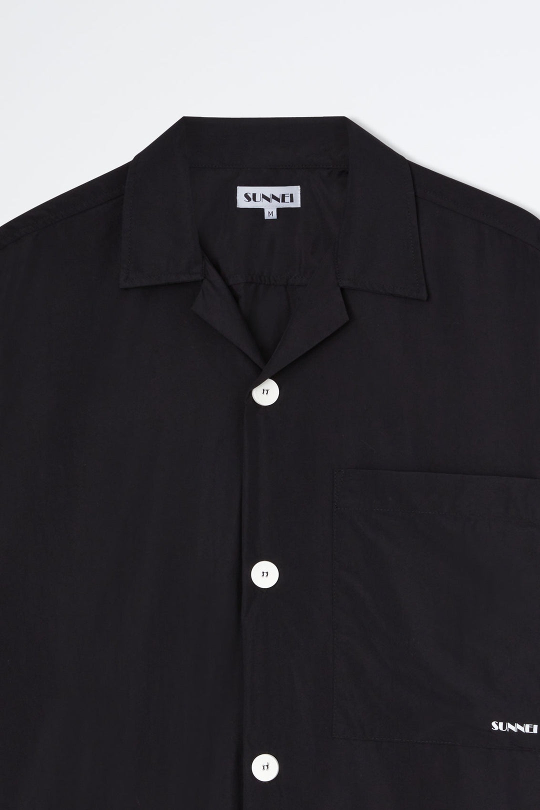 SHORTSLEEVED BLACK NYLON SHIRT - 3