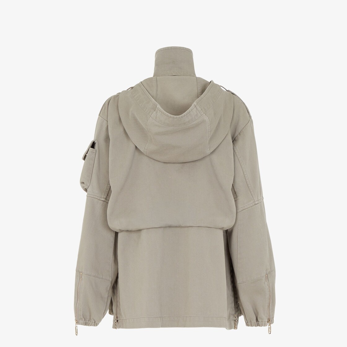 Dove gray drill jacket - 2