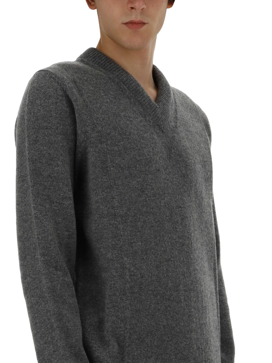 Jil Sander Men V-Neck Scon Shirt - 4