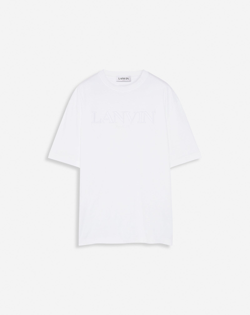 CLASSIC LANVIN PARIS EMBROIDERED T-SHIRT - 1
