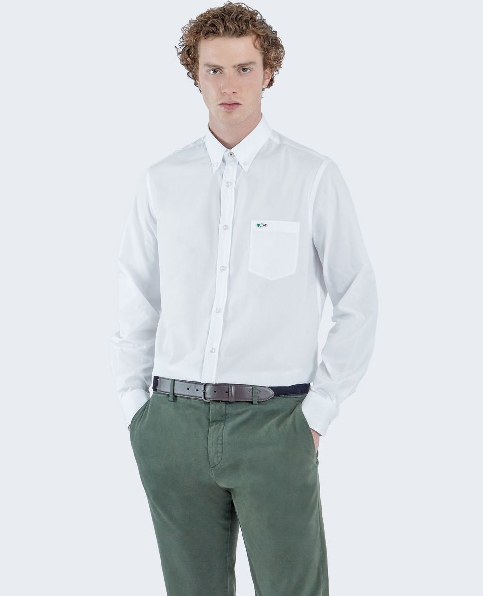 Cotton poplin shirt - 2