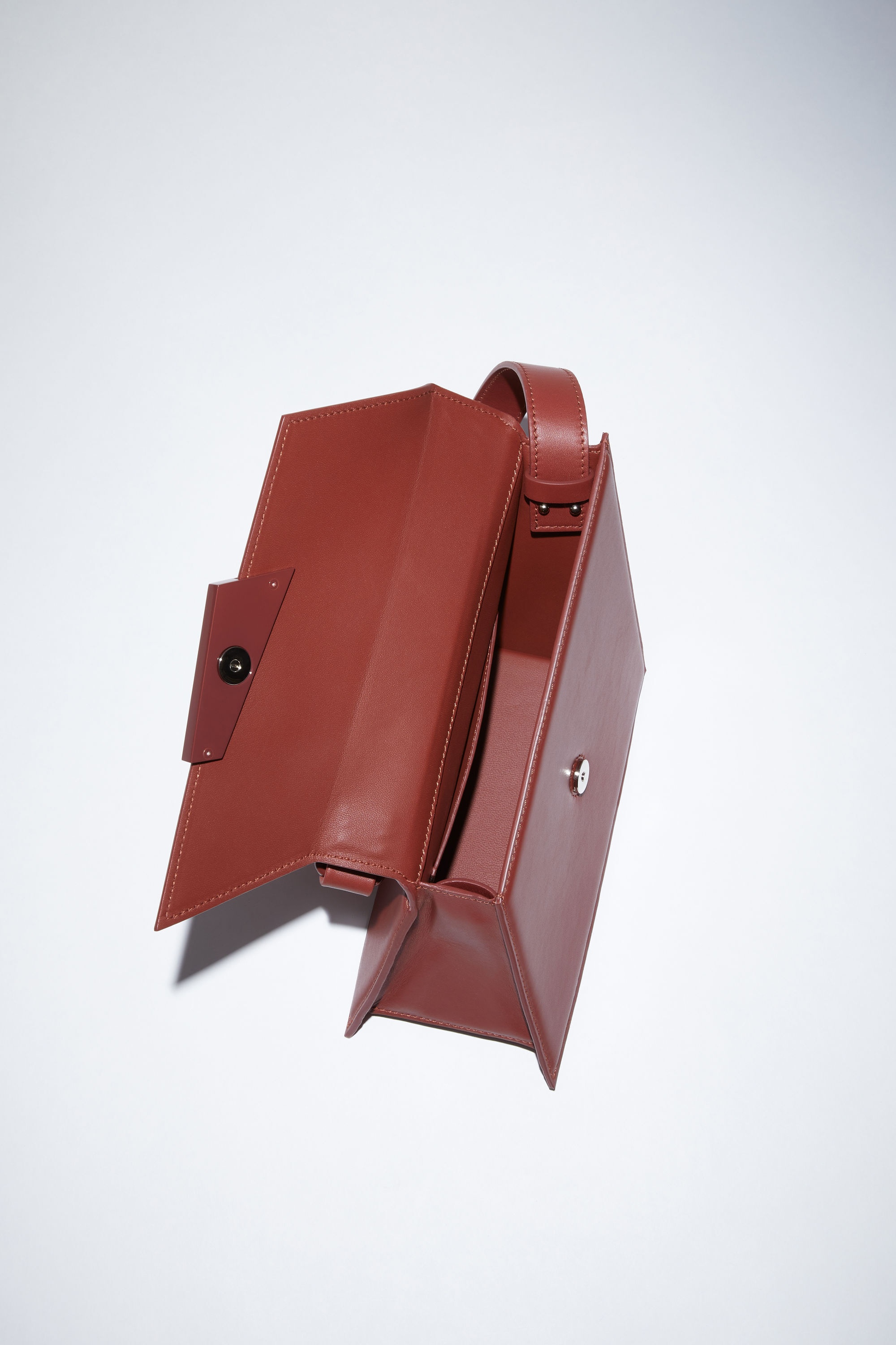 Distortion mini bag - Cognac brown - 3