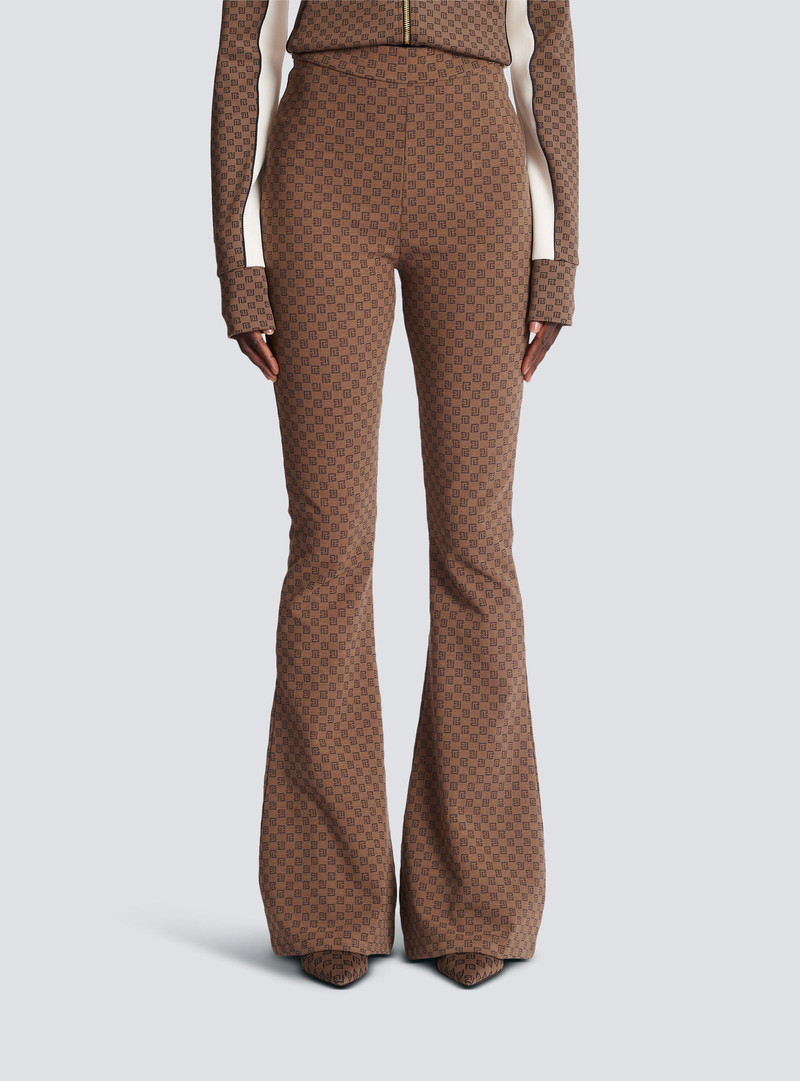 Mini monogram knit trousers 5