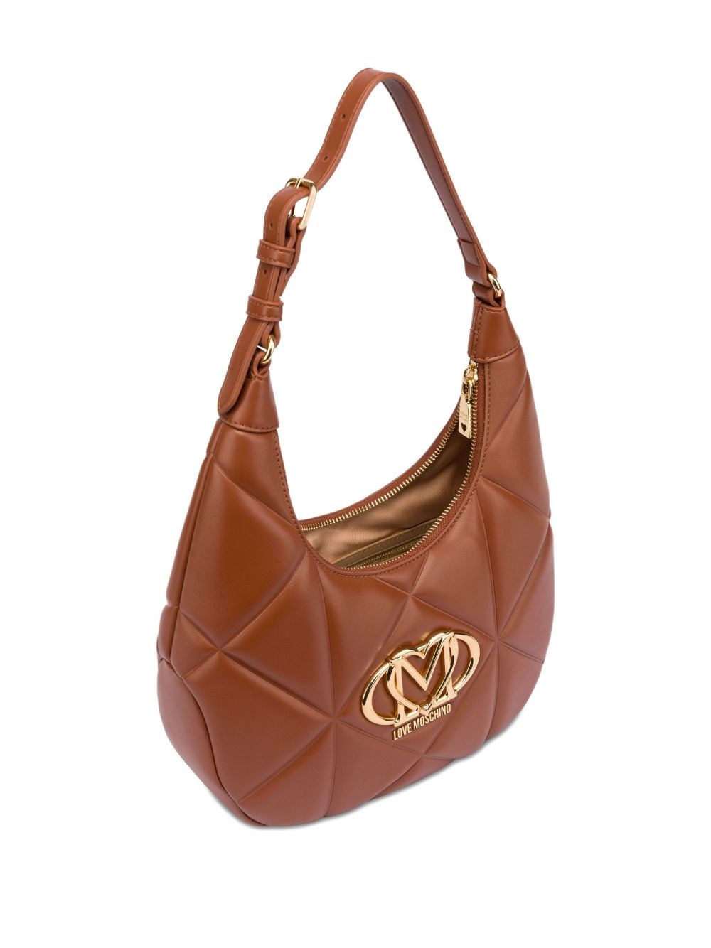 logo-plaque shoulder bag - 3