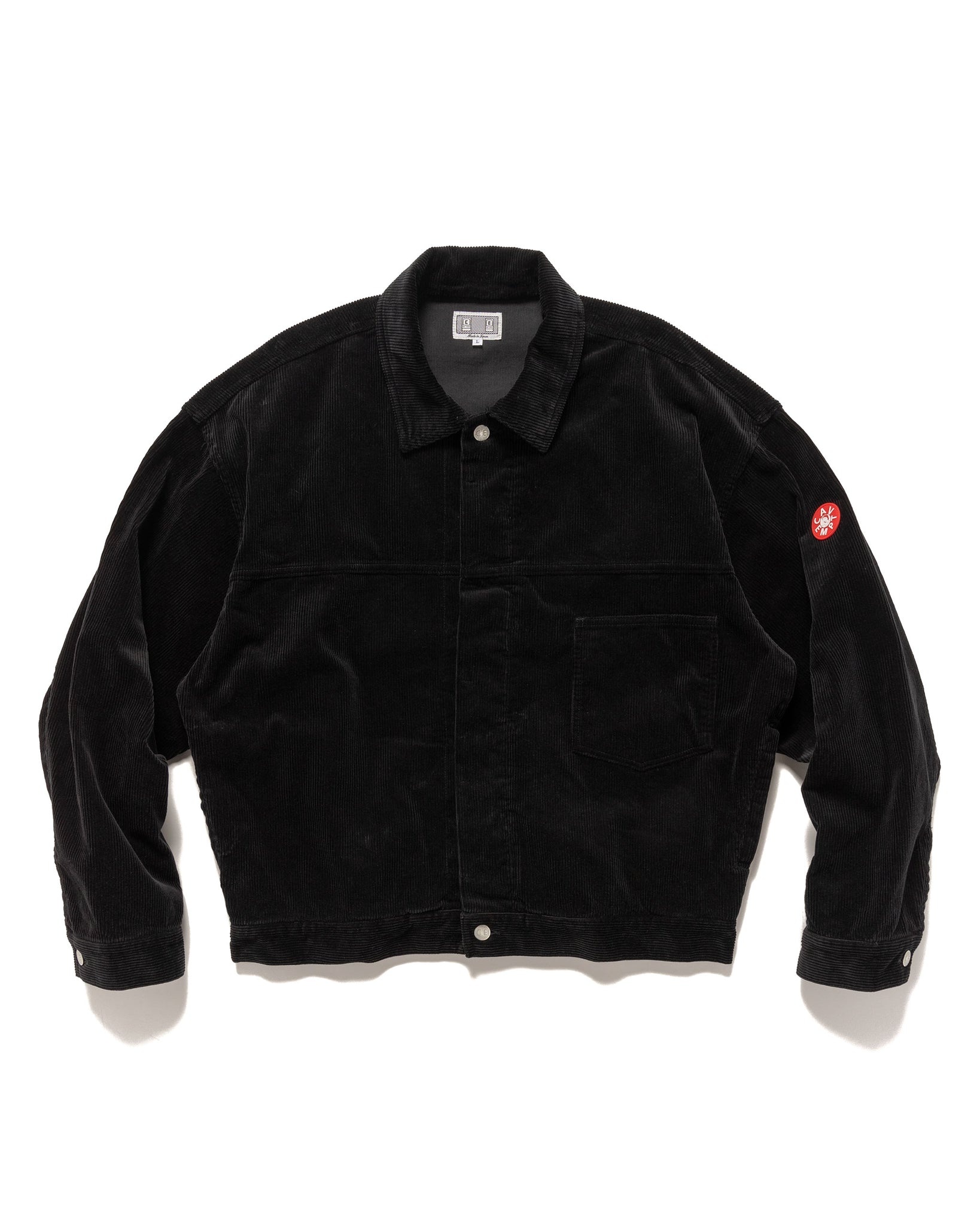 Cav Empt Cord Trucker Jacket Black | havenshop | REVERSIBLE