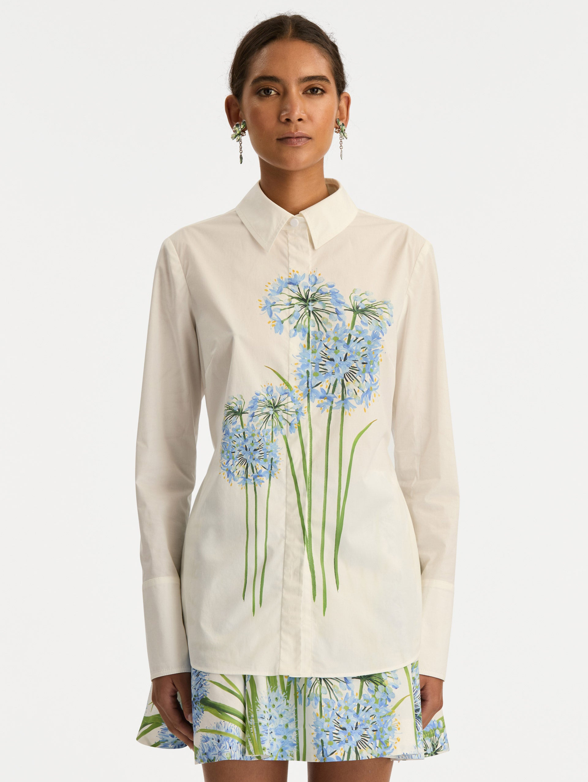 ALLIUM COTTON POPLIN BLOUSE - 2