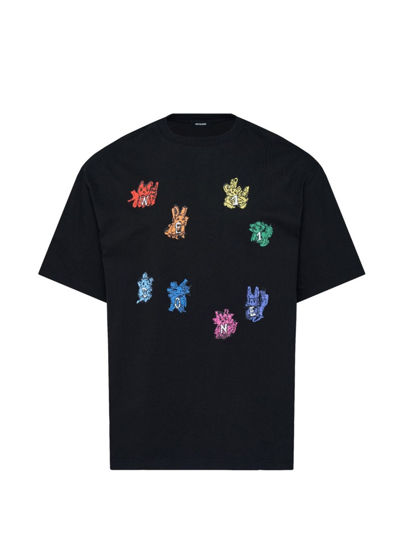 sticker-monster T-shirt 1