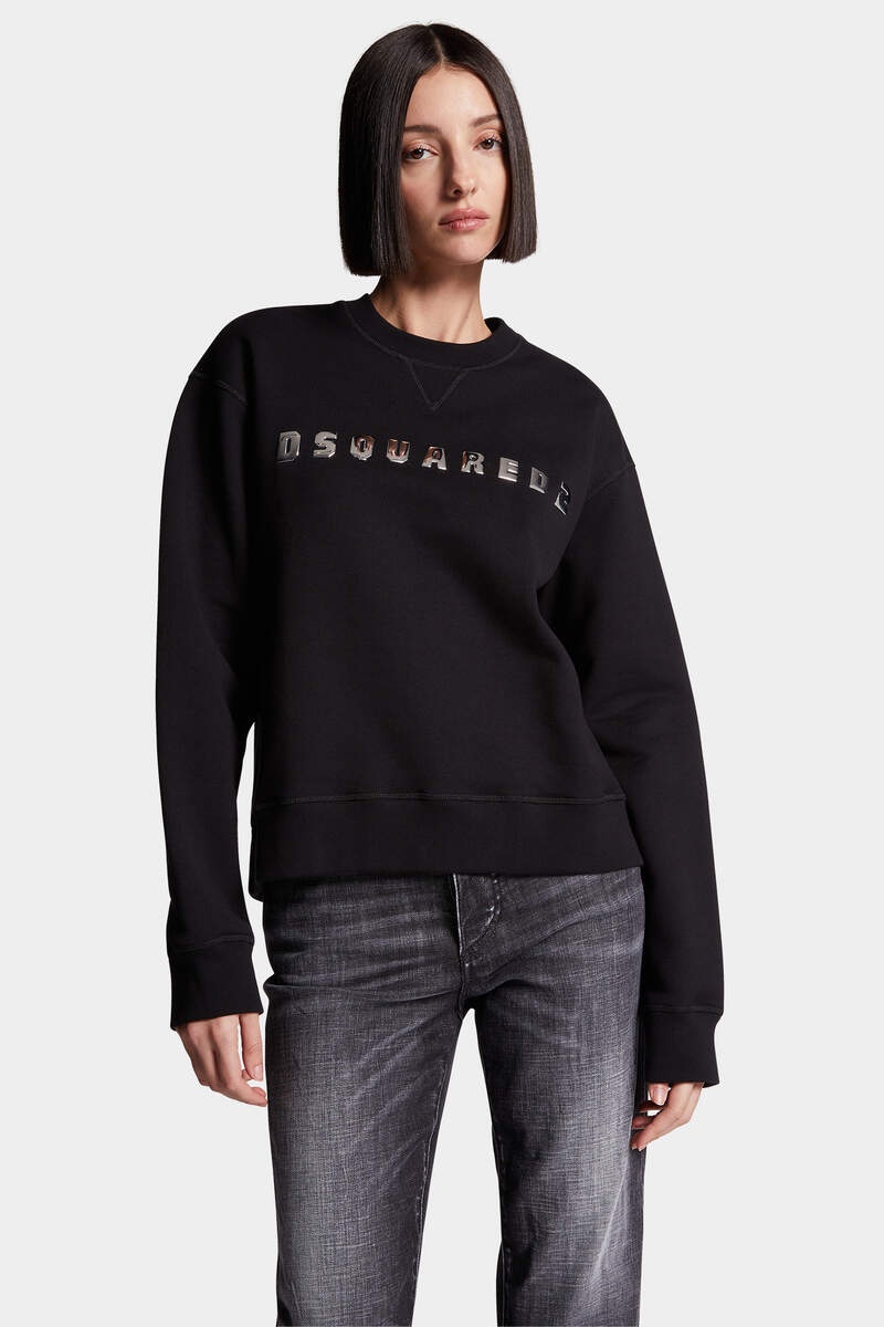 BRUSHED FLEECE DSQUARED2 COOL FIT SWEATSHIRT - 3