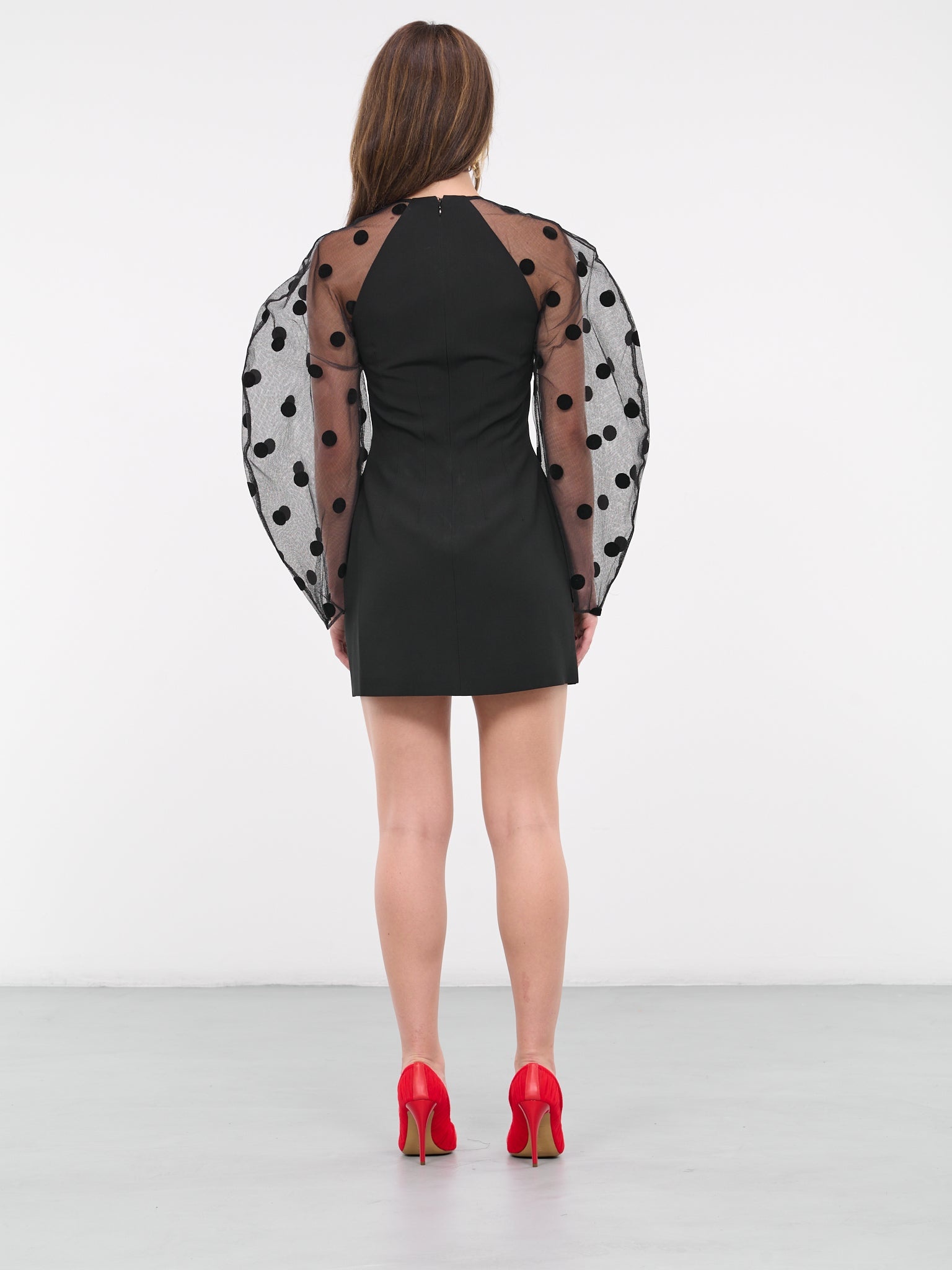 Polka Dot Mini Dress - 3