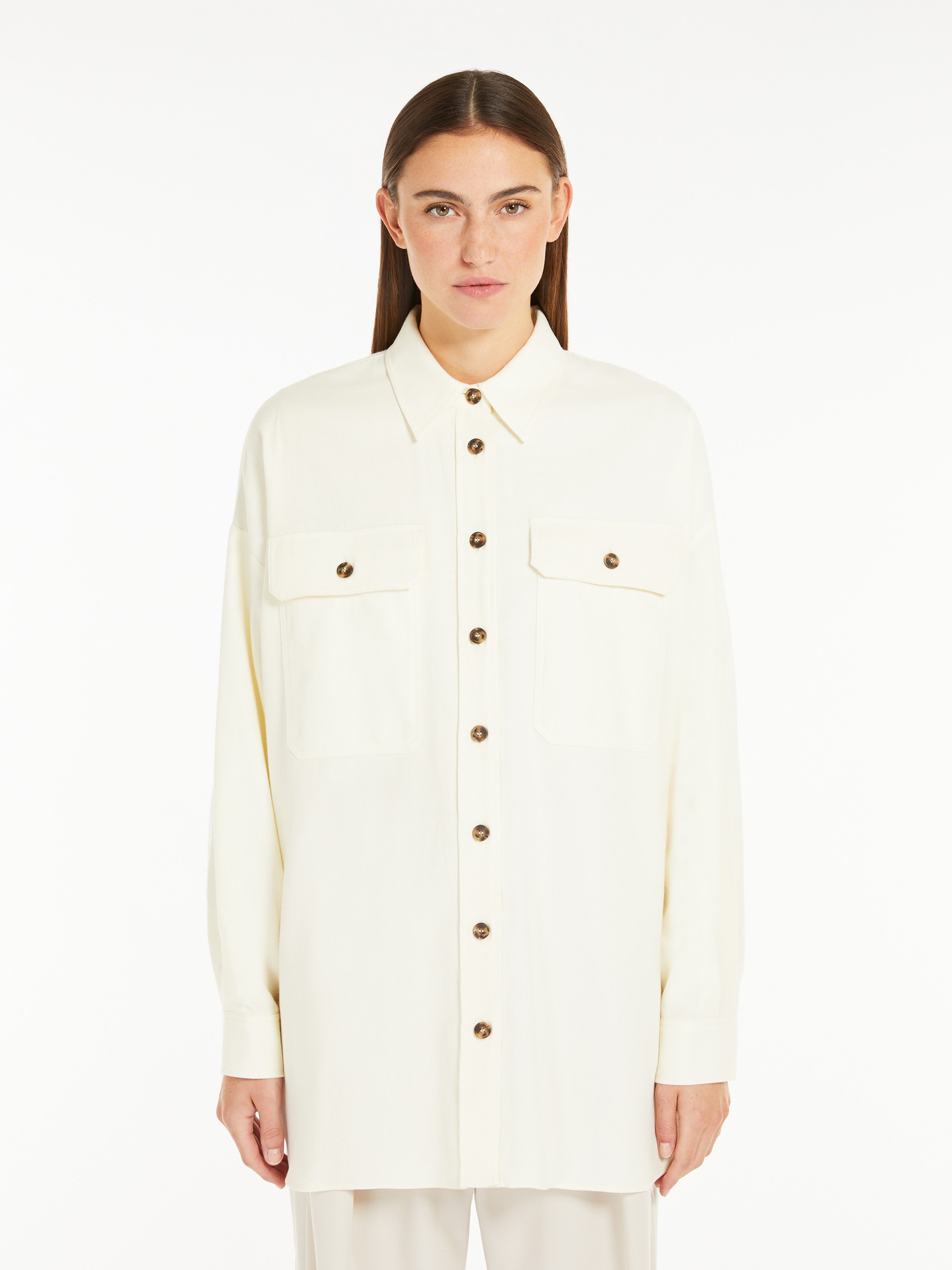 ROLF Cotton flannel oversized shirt - 3