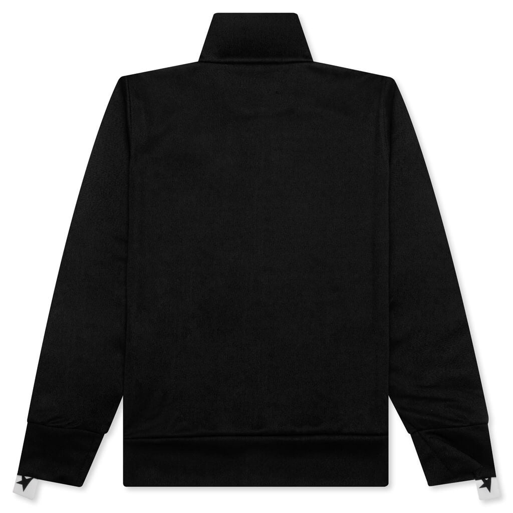 WOMEN'S STAR ZIPPED TRACK JACKET - BLACK - 2