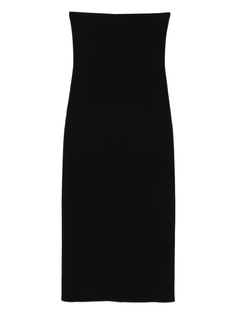 strapless midi dress 1