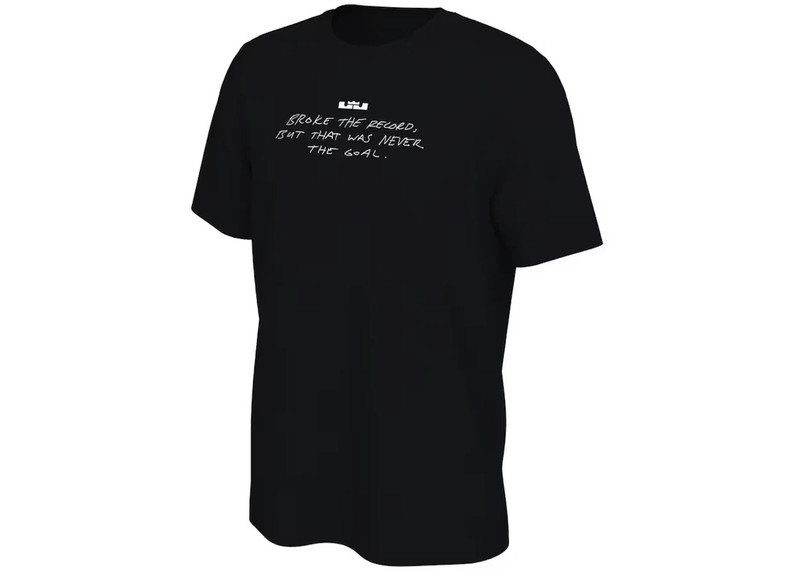 Nike Nike Lebron James Scoring Record T-shirt Black outlook