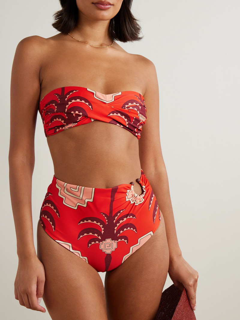 Johanna Ortiz Taita embellished recycled bikini briefs Red outlook