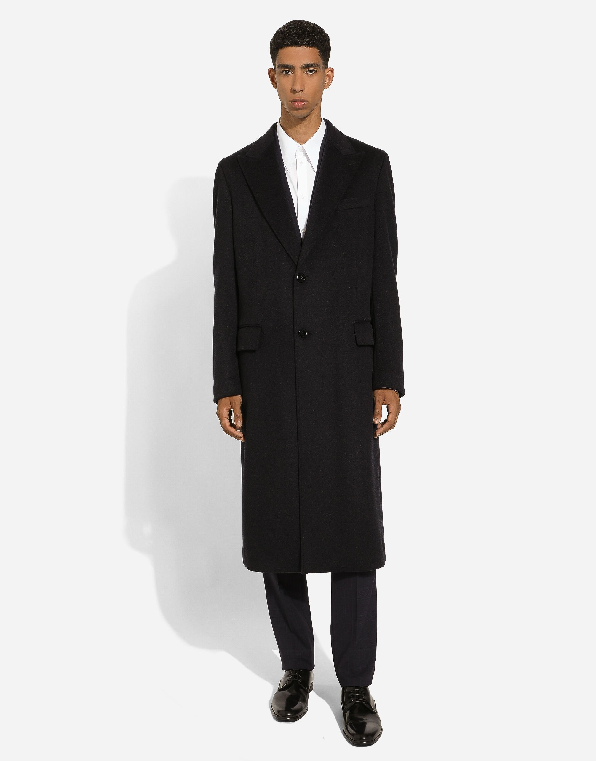 Single-breasted cashmere coat - 2