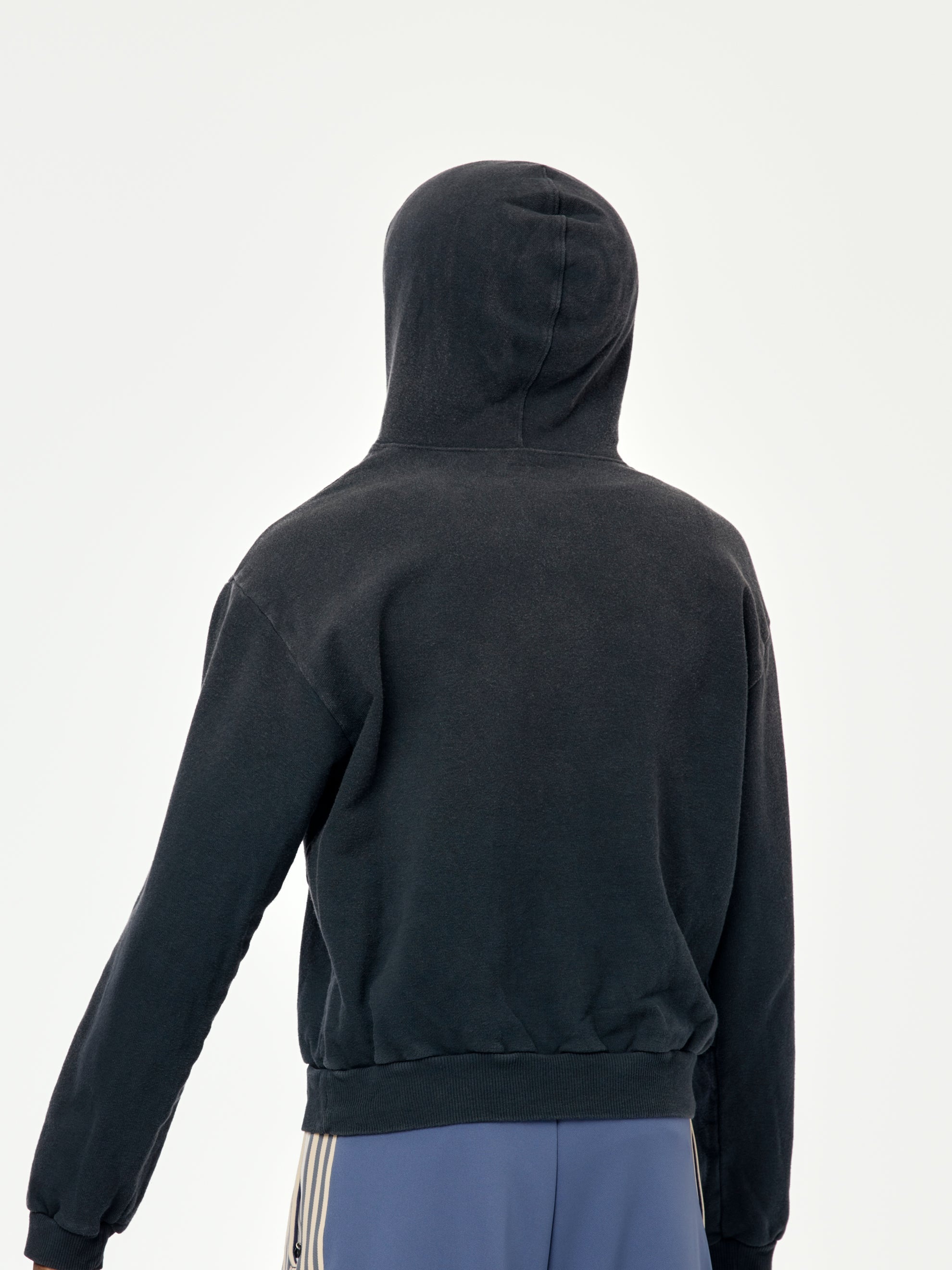 SWT KNIT HOODIE (SPEAKEASY KAPITAL) (BLACK) - 2