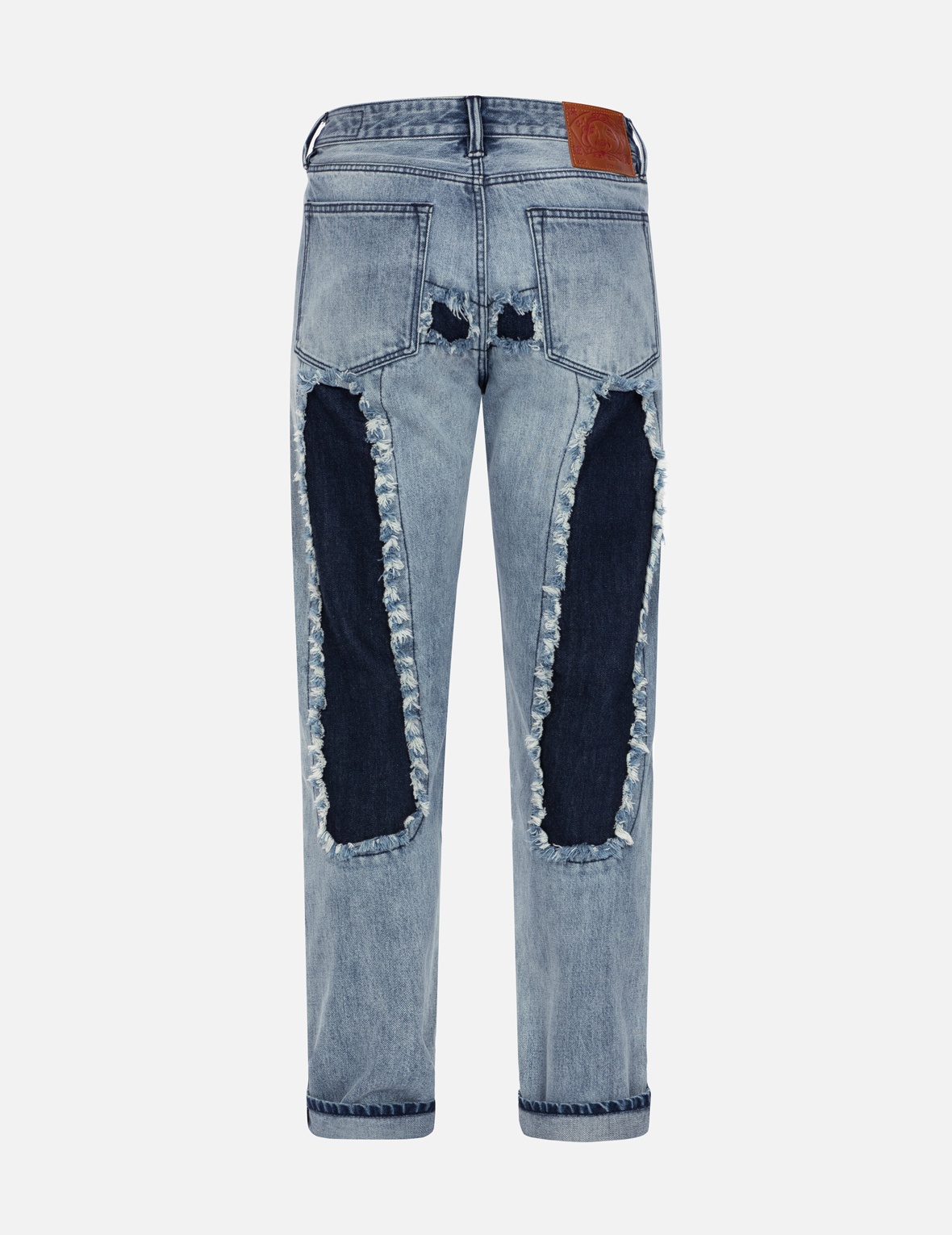 DISTRESSED DAICOCK STRAIGHT FIT WASHED JEANS - 2