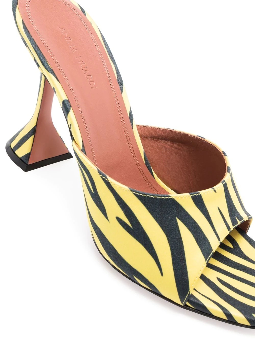 Lupita zebra-print mules - 4