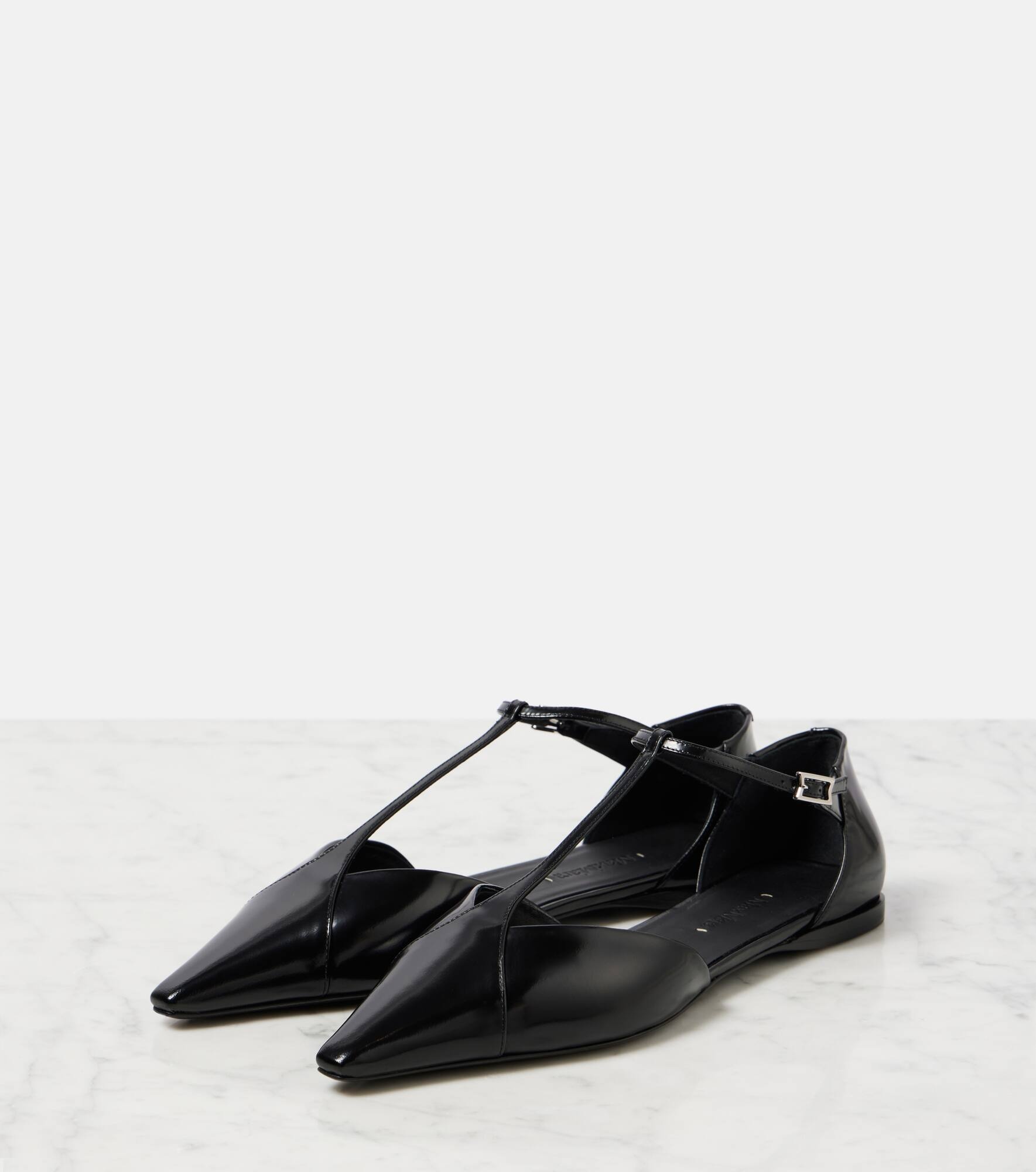 Fsilkway leather ballet flats - 4