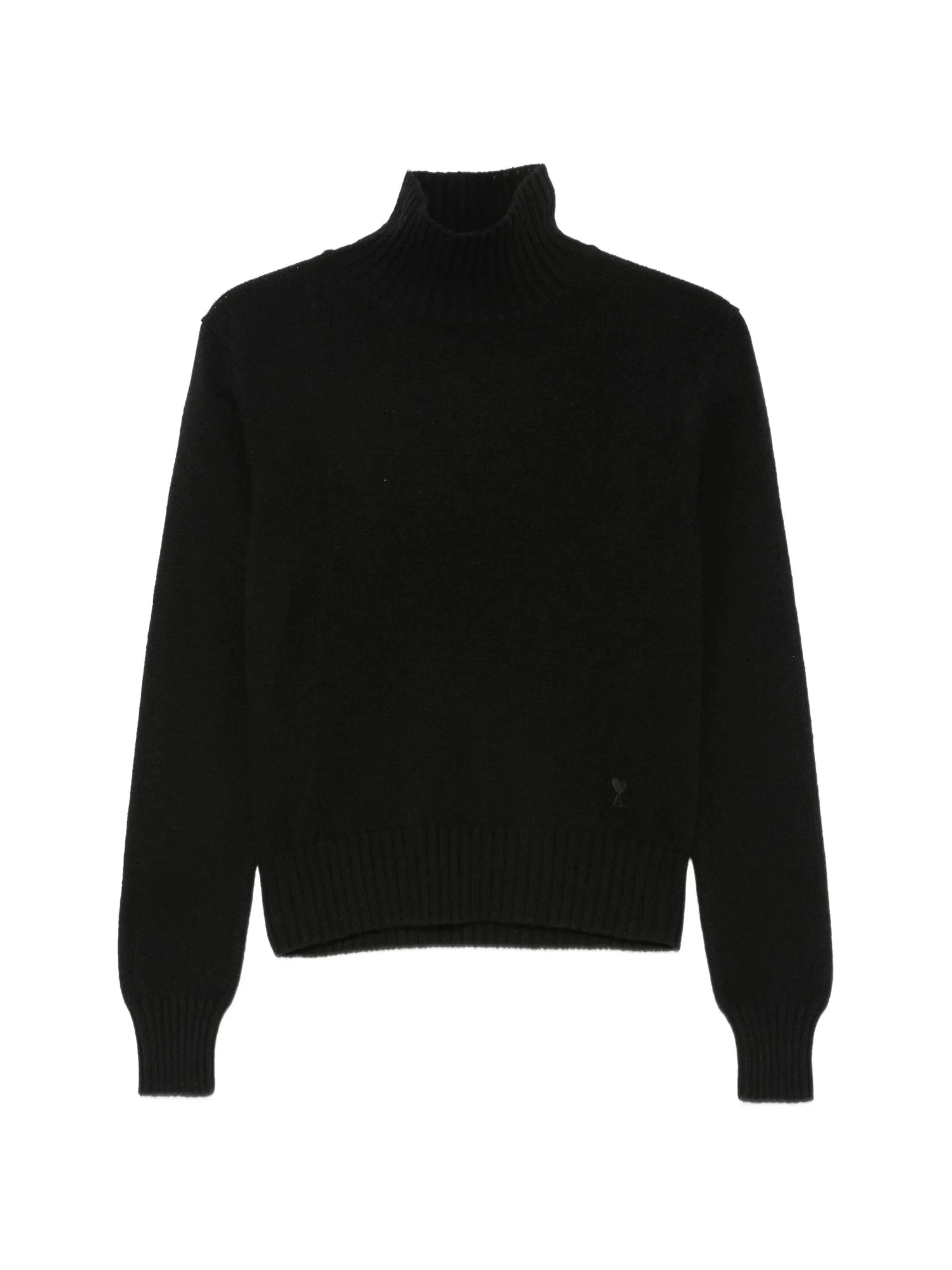 Ami Paris Ami De Coeur Roll-neck Sweater - 1