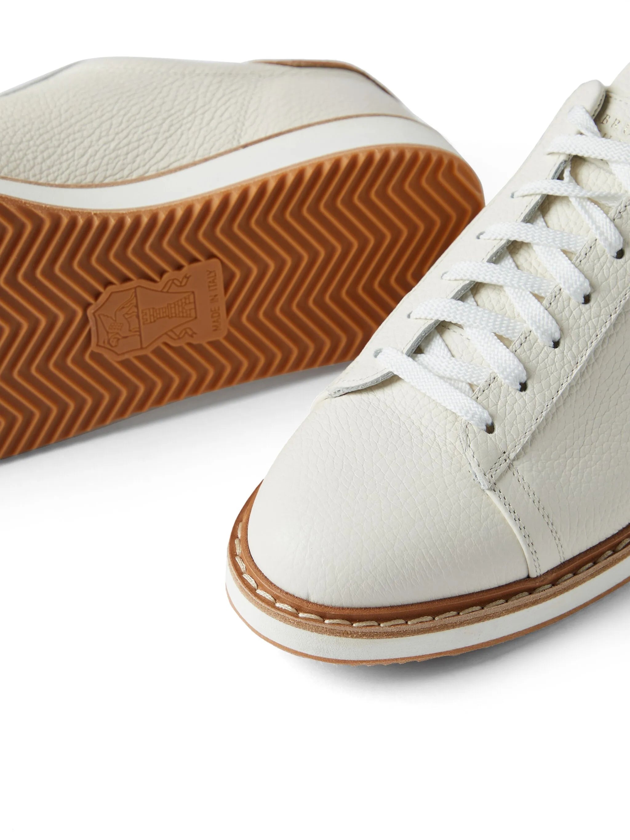 Brunello Cucinelli Contrast-trimmed Low-top Sneakers - 2