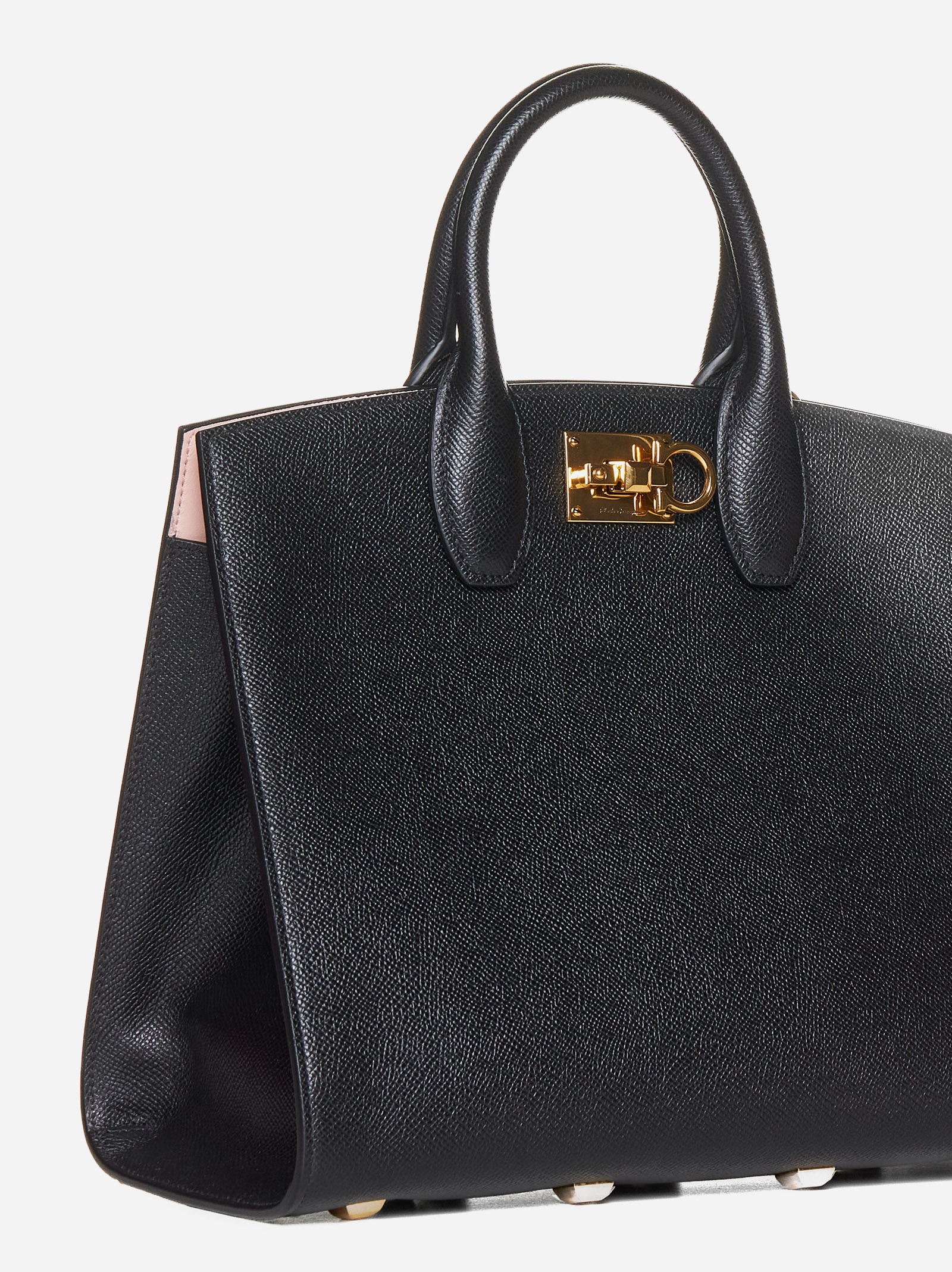 FERRAGAMO The Studio Box M leather bag | danielloboutique