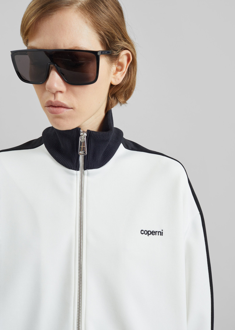 Coperni Oversized Track Jacket - White 4