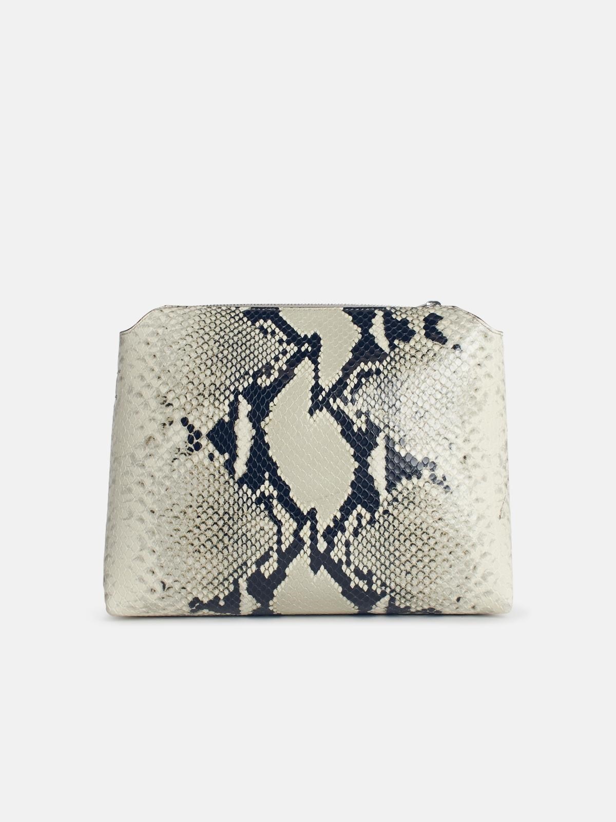 'LINA CROSSBODY' 'NATURAL PYTHON' LEATHER CROSSBODY BAG - 3