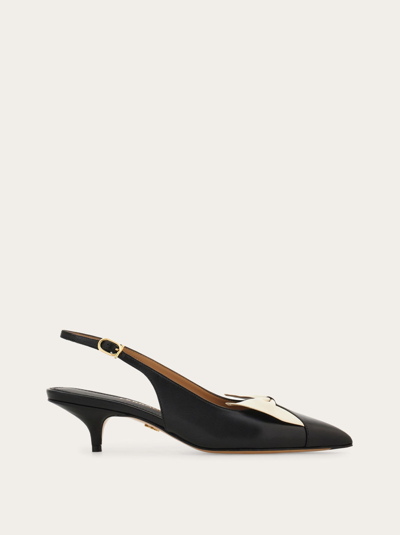 Soft bow slingback 1