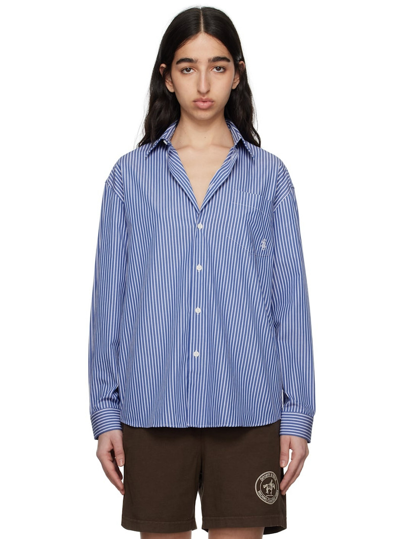 Blue 'SRC' Oversized Shirt 1
