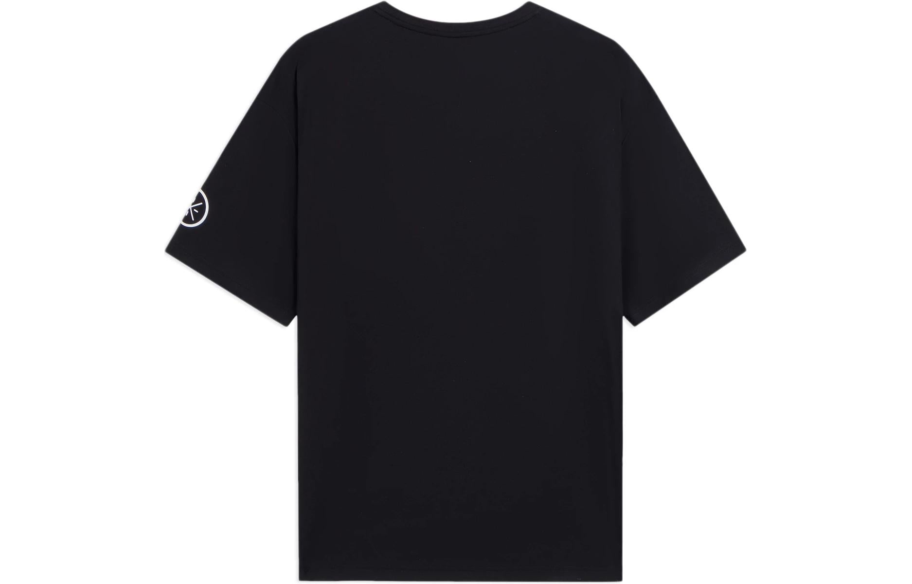 Li-Ning Way Of Wade Graphic Loose Fit T-shirt 'Black White' AHSS443-3 - 2