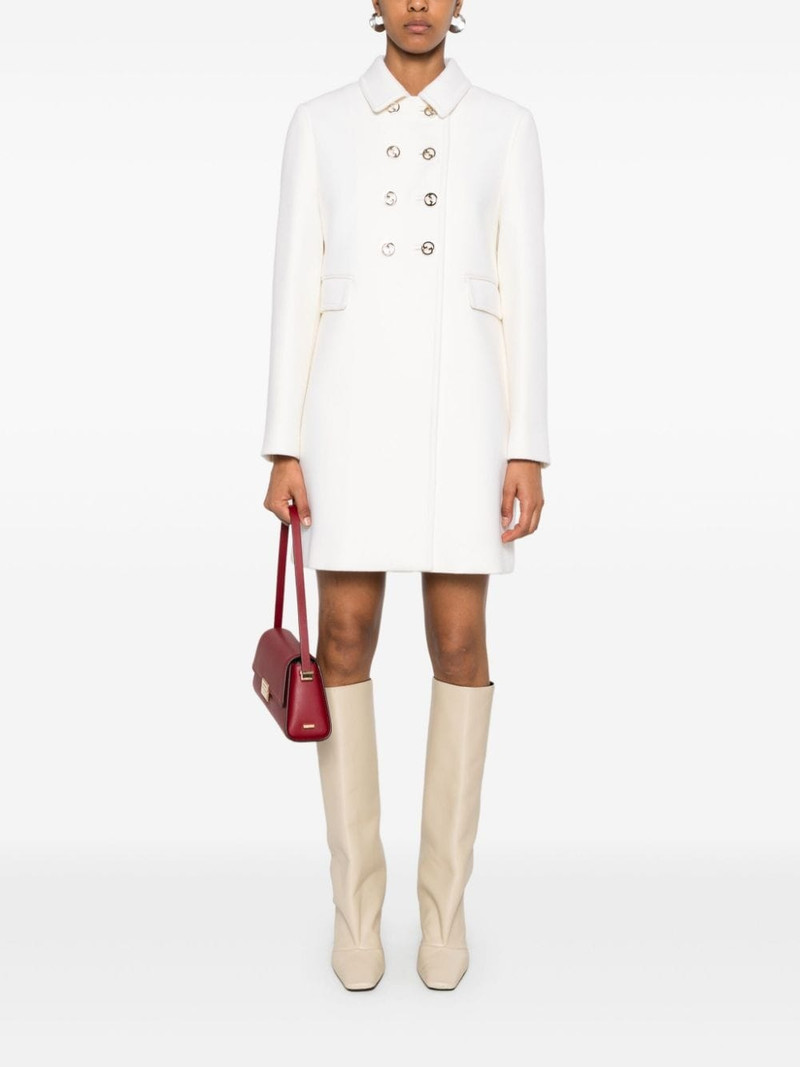 GUCCI Interlocking G-buttons coat outlook