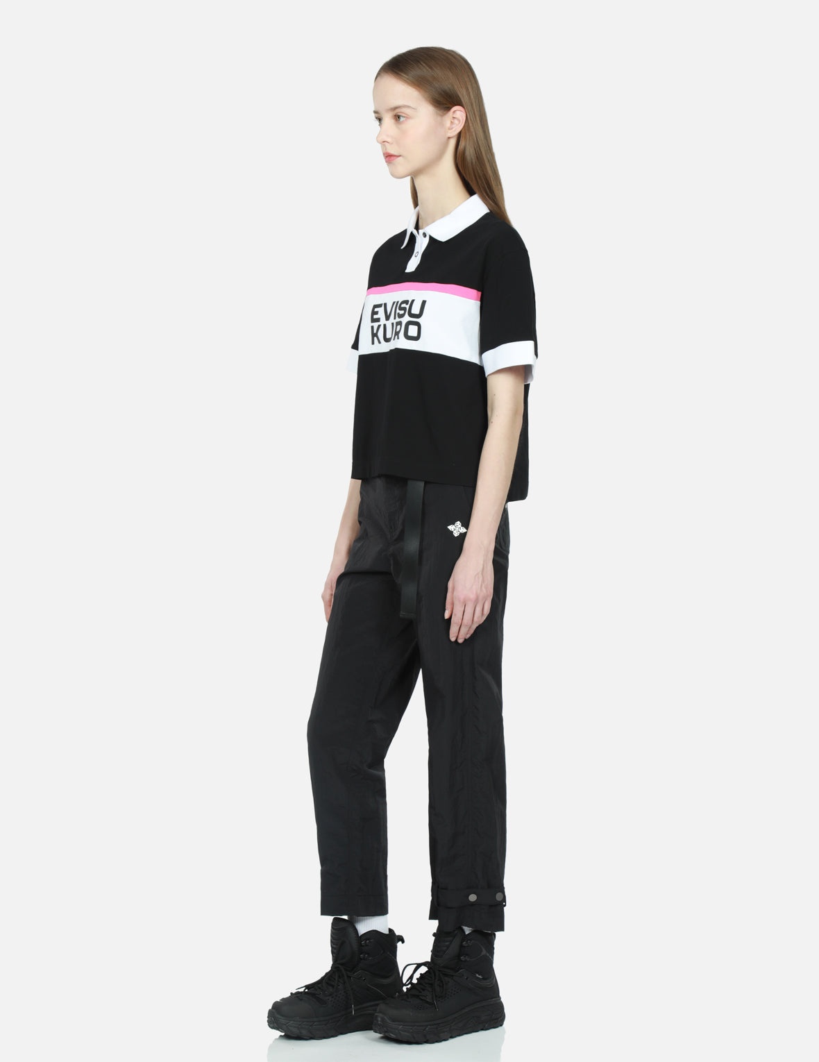 Belted Cuff Tapered Pants - 3