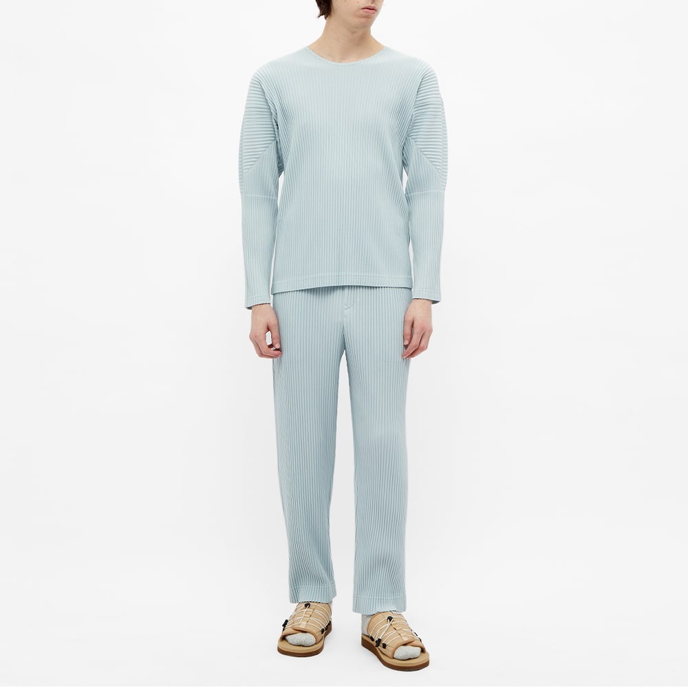 Homme Plissé Issey Miyake Long Sleeve Pleated Tee - 6