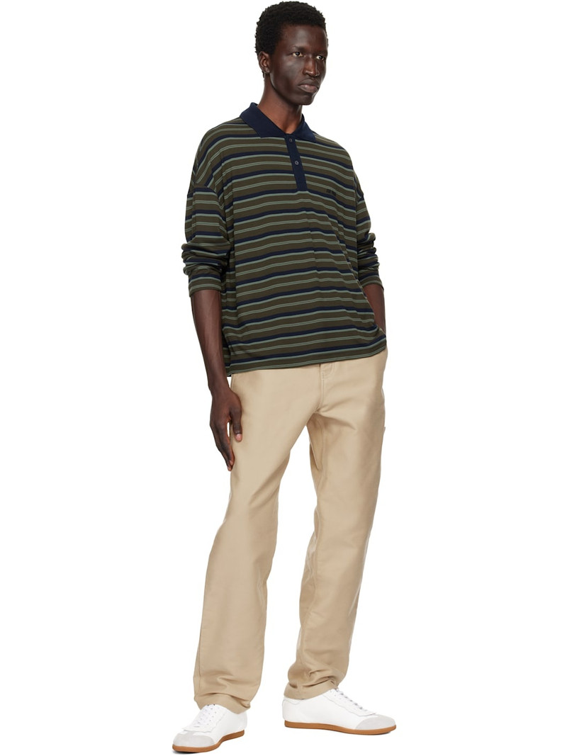 AMI Paris Beige Worker Trousers outlook