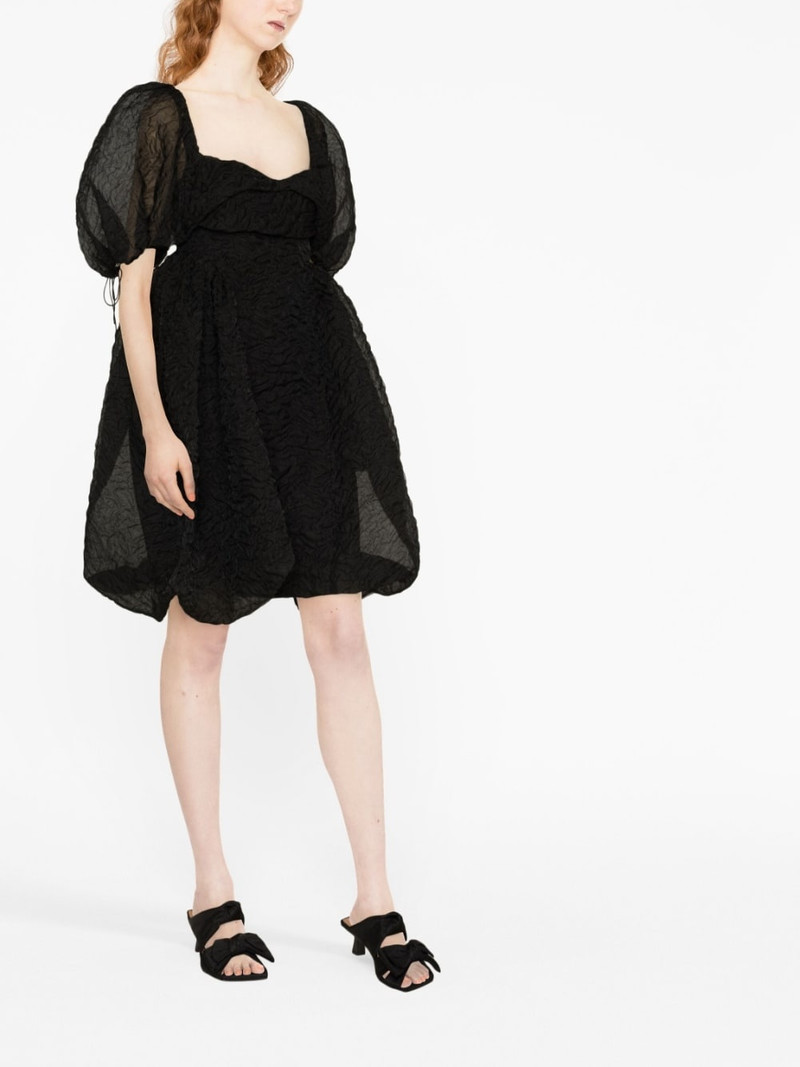 CECILIE BAHNSEN Sidra puff-sleeve minidress outlook