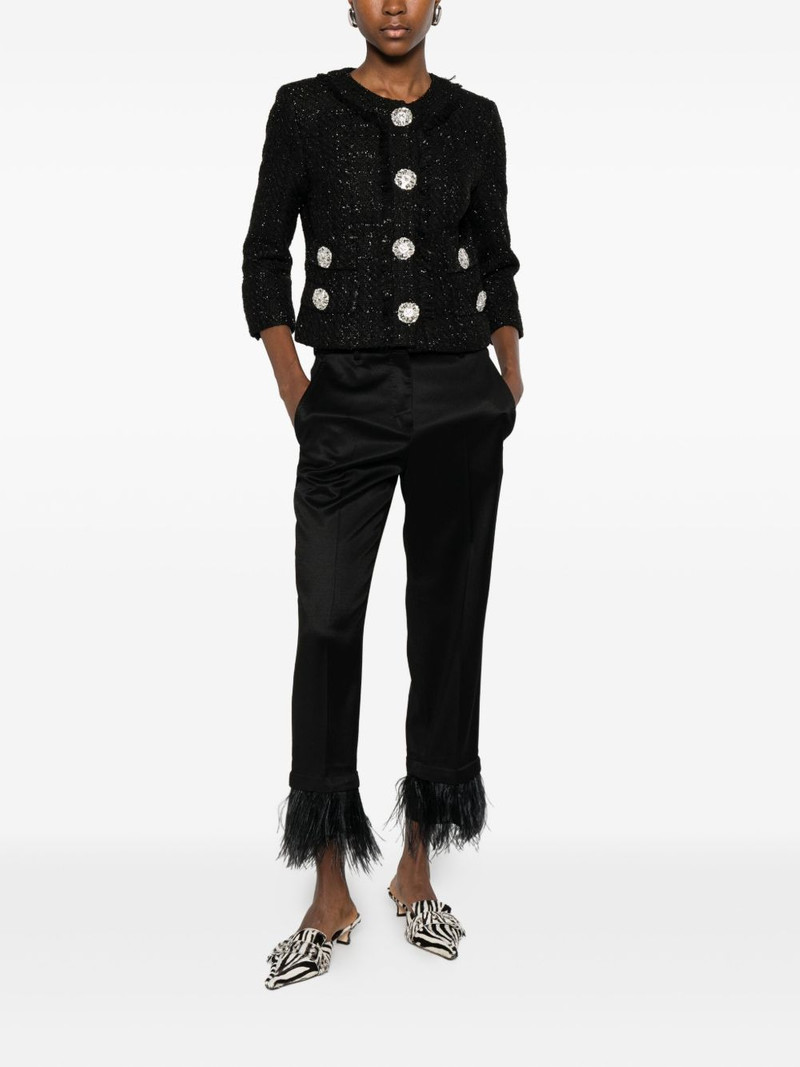 COSTARELLOS Macie cropped tweed jacket outlook