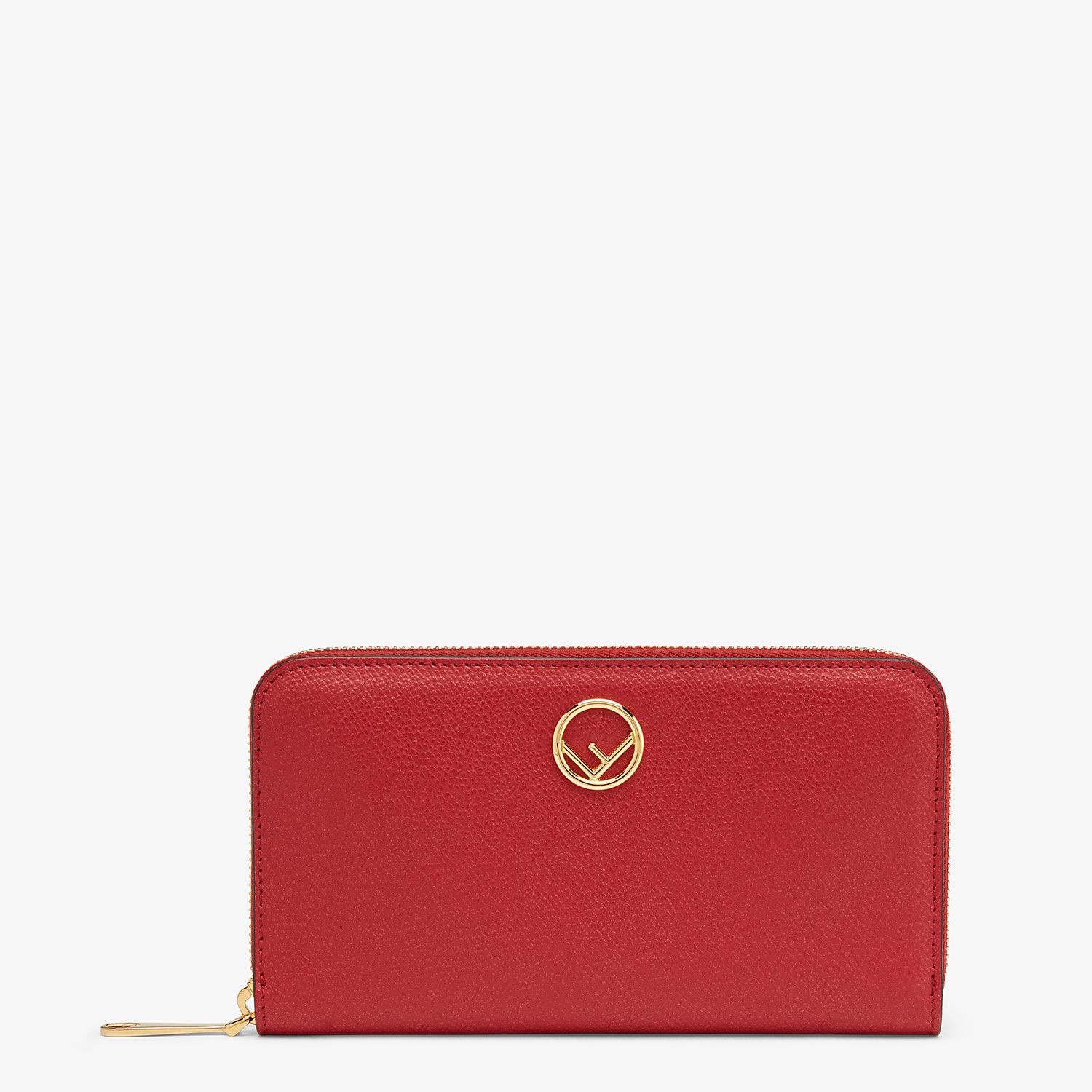 Red leather wallet - 1