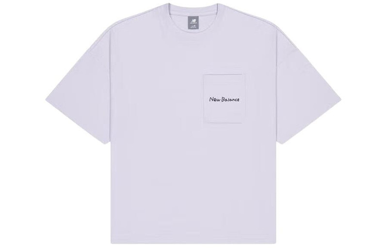 (WMNS) New Balance Running Graphic T-Shirt 'Blue' AWT42319-GRV - 1