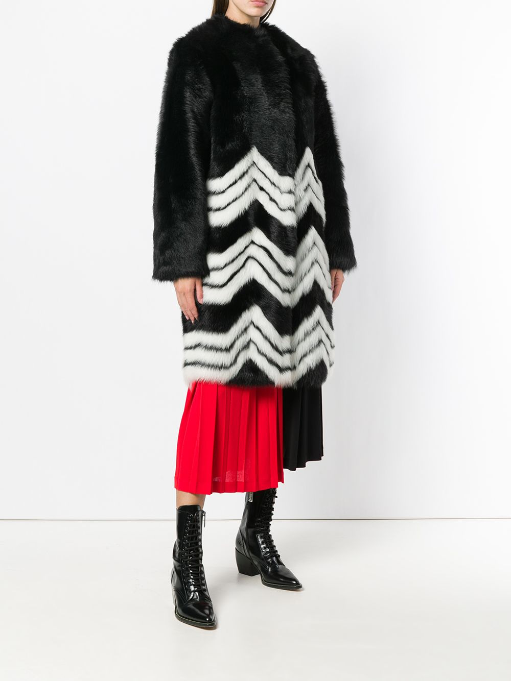 chevron coat - 3