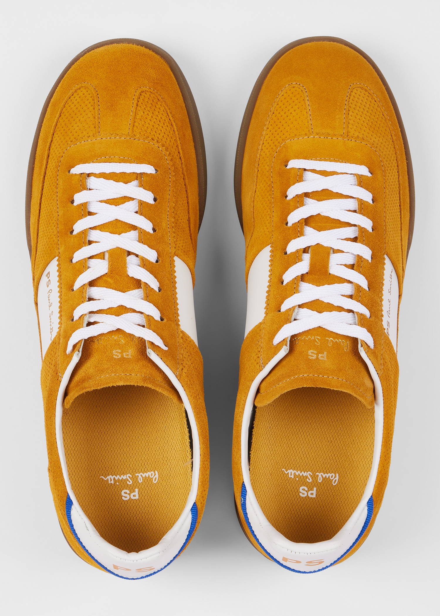 Yellow Ochre Suede 'Dover' Trainers - 4