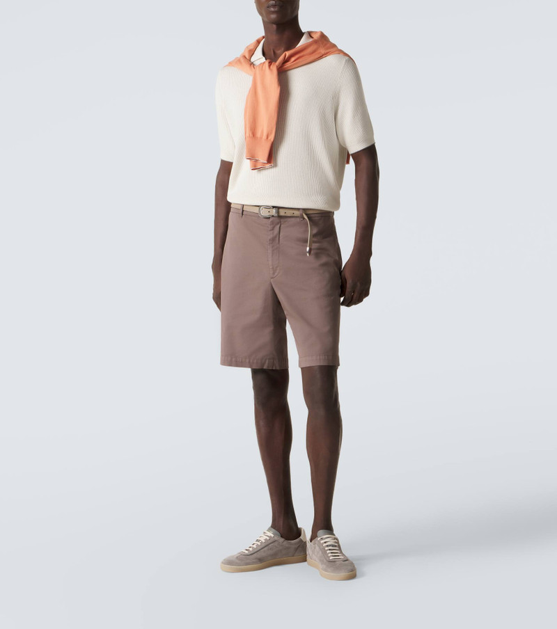 Brunello Cucinelli Cotton-blend Bermuda shorts outlook