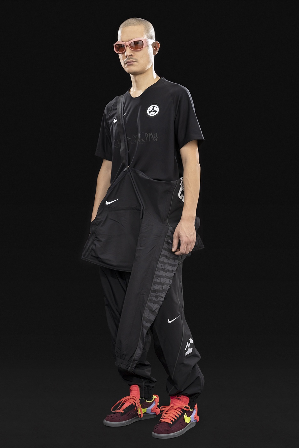 GGG-J2-010 Nike® Acronym® Track Jacket Woven Black/Black - 23