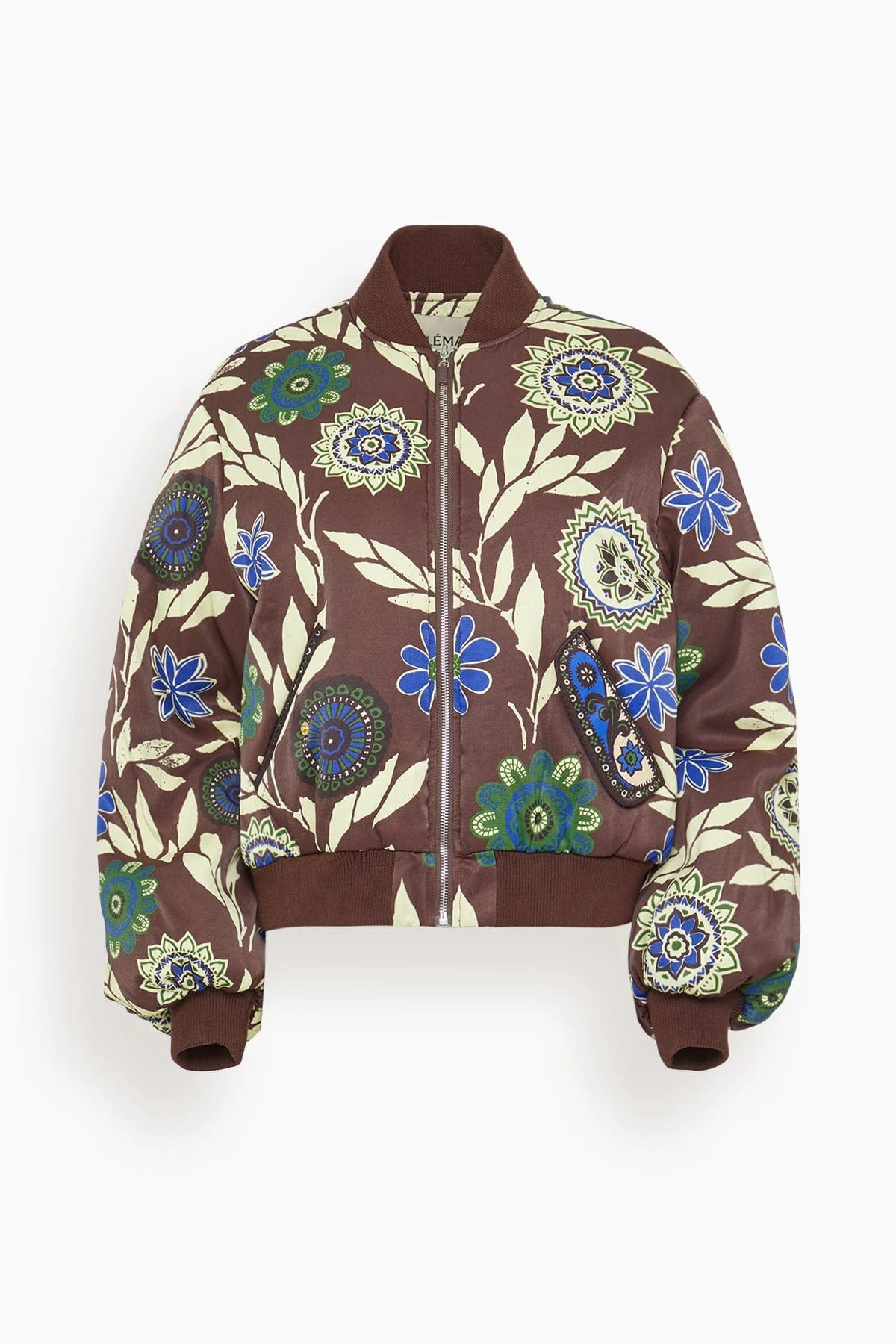 Jasper Bomber Jacket in Chocolate - 1