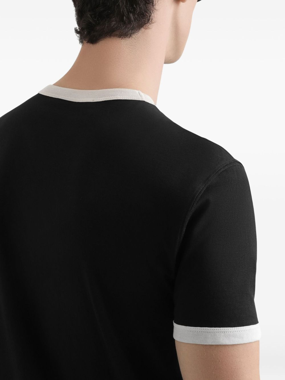 logo-embroidered T-shirt - 5