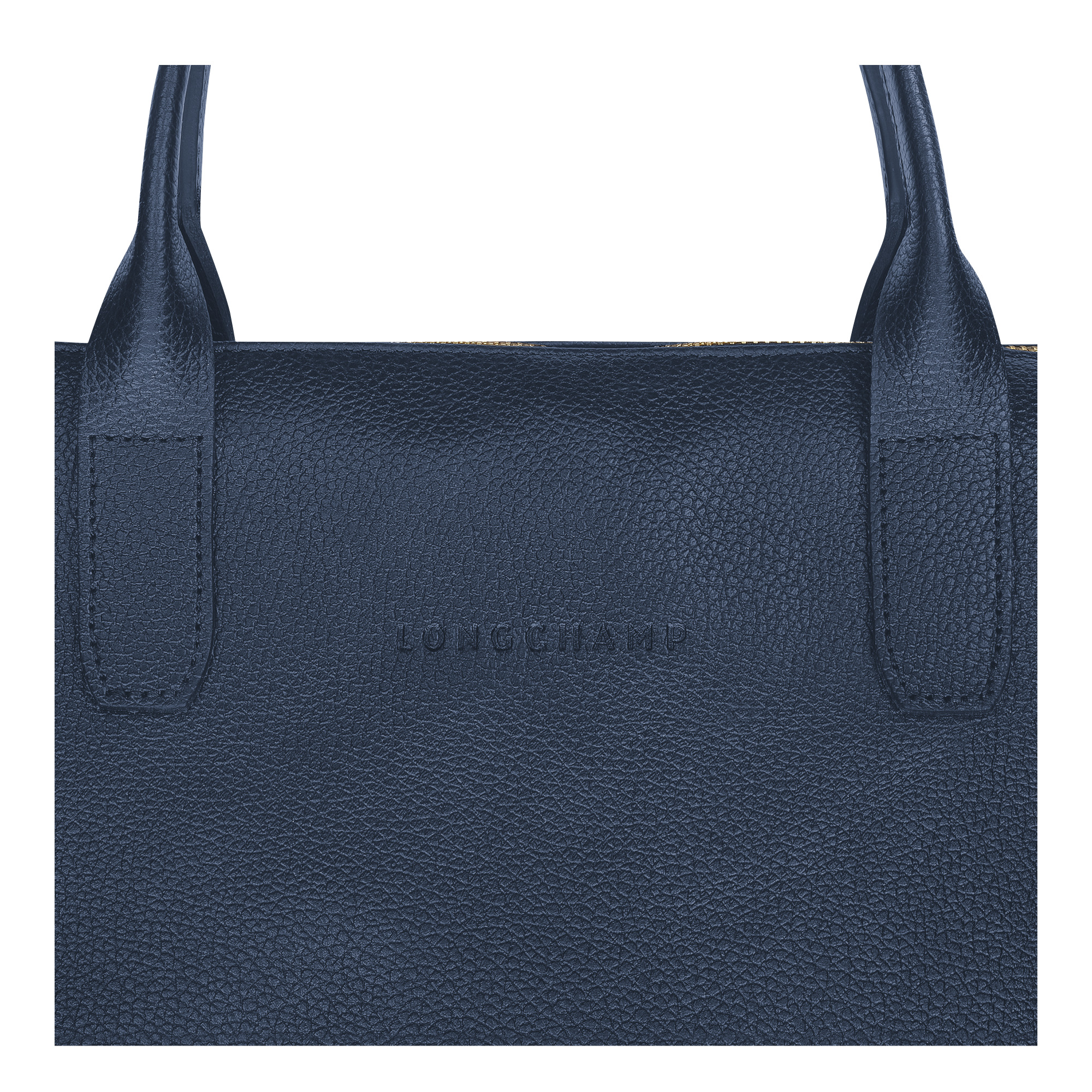 Le Foulonné S Briefcase Navy - Leather - 6