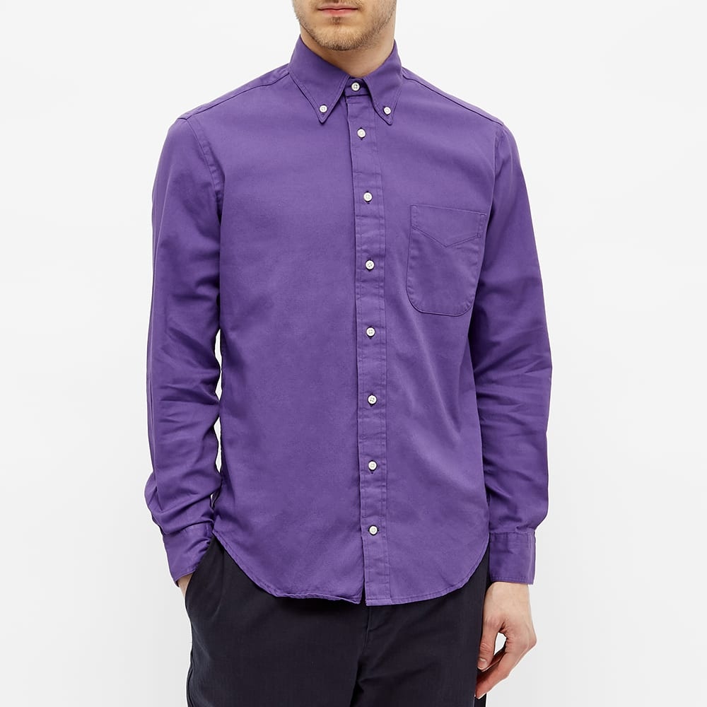 Gitman Vintage Button Down Overdyed Oxford Shirt - 4