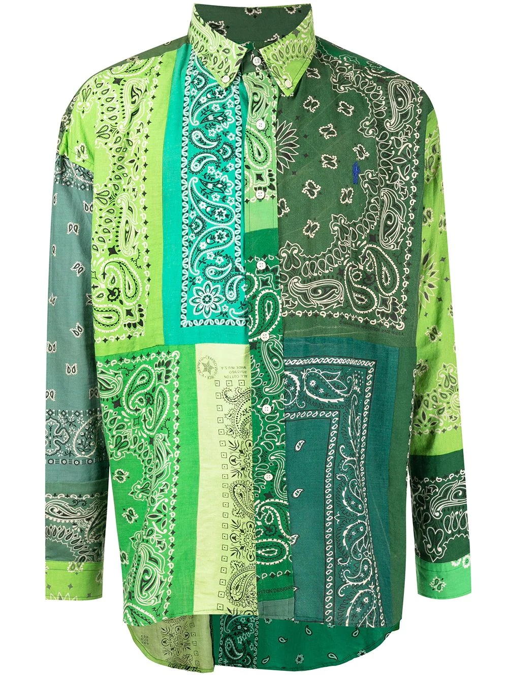 paisley-print shirt - 1