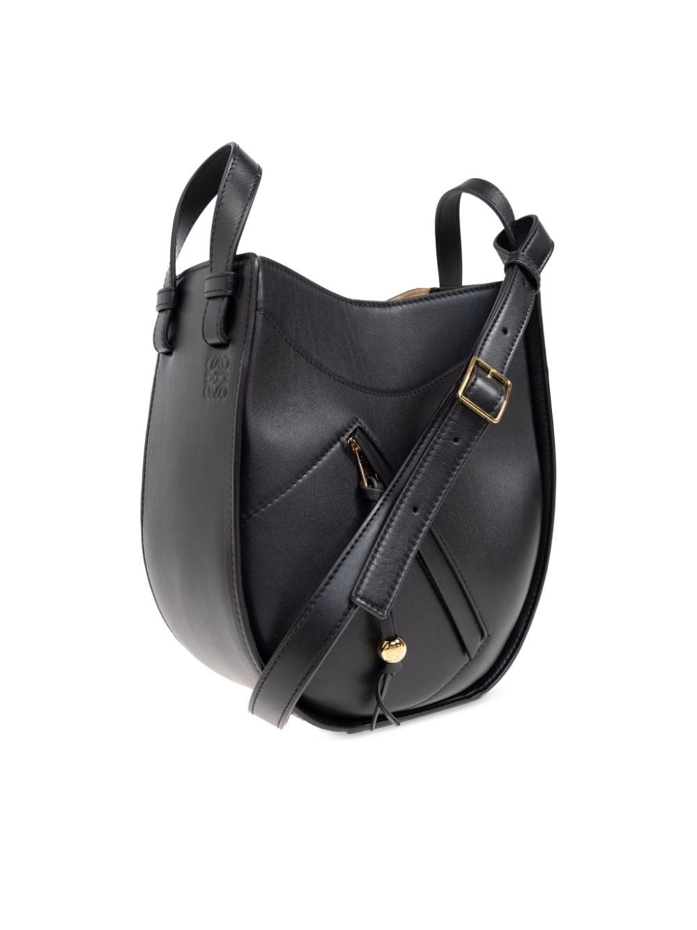 Hammock leather shoulder bag - 4