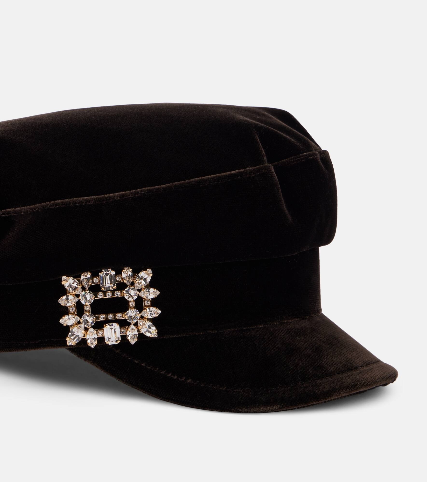 Velvet newsboy cap - 3